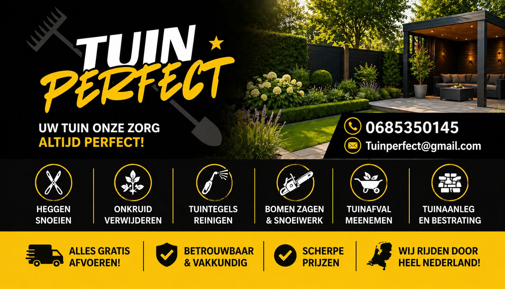 Voor - Tuin transformatie